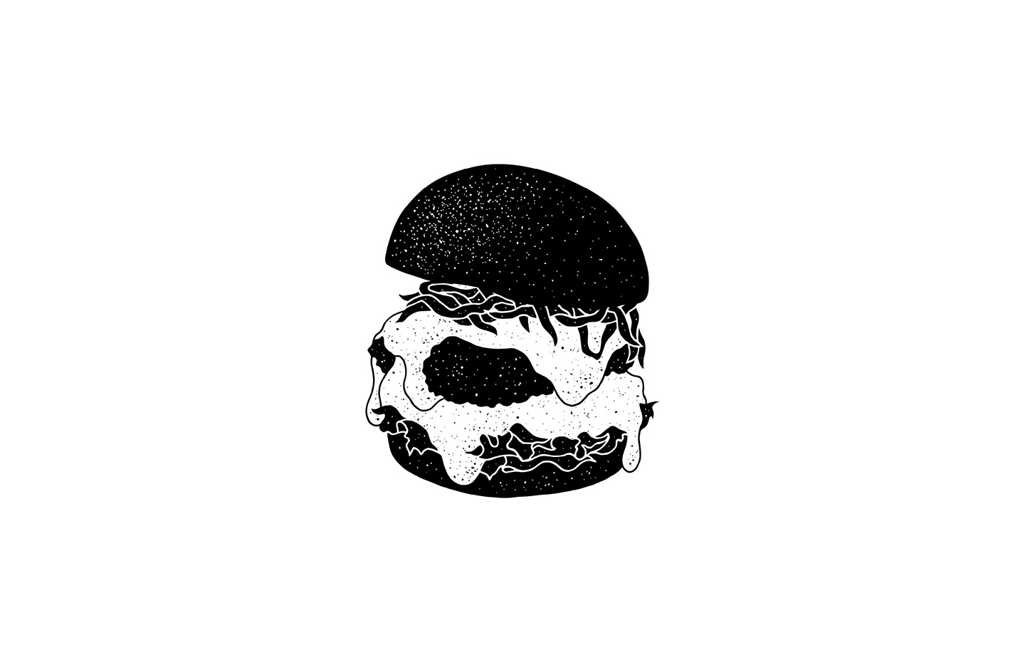 Black_and_white_grunge_burger_illustration_by_Designbite_1
