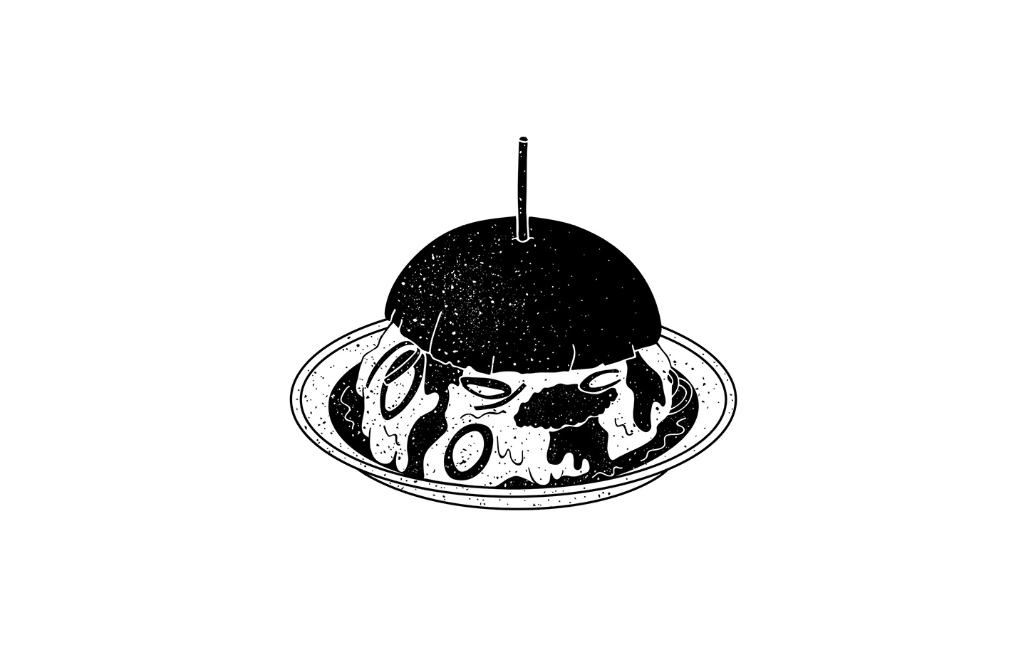 Black_and_white_grunge_burger_illustration_by_Designbite_2